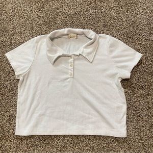 White collared shirt